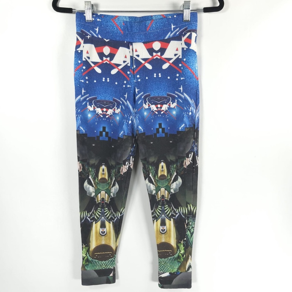 NWT MARCELO BURLON KIDS OF MILAN PANTALONE‎ FELPA Print Pants Size SMALL 6 Kids